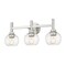 Z-Lite Sutton Vanity, 3-Light, 23.75 In.W x 7 In.L x 10.25 In.H, Brushed Nickel/Clear 7502-3V-BN - alternate 6